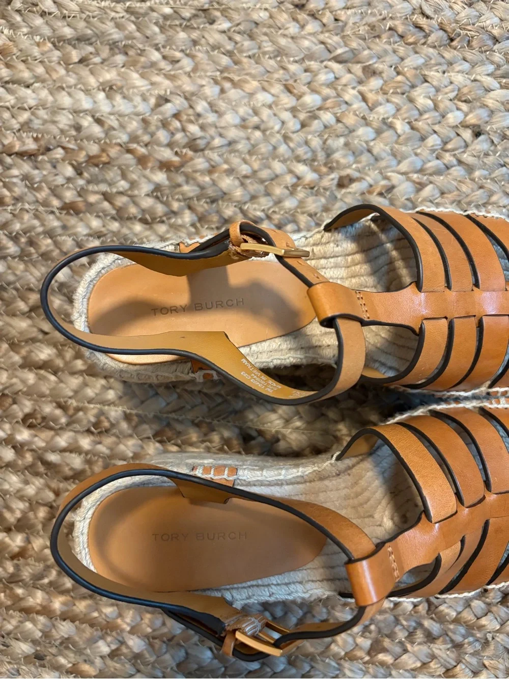 Tory Burch leather strappy